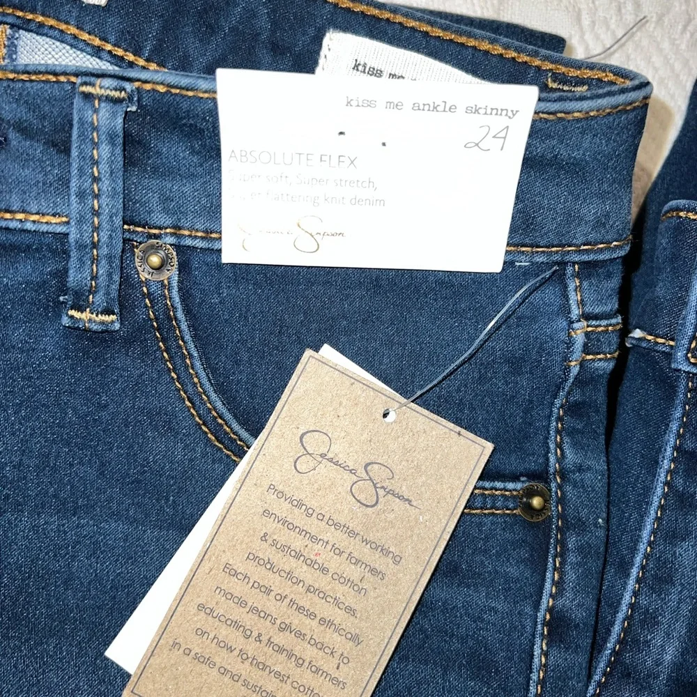 Jessica Simpson jeans NEW stretch high waist 24 28 - Picture 4 of 15